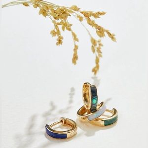 NWT Pamela Love Inlay Huggie